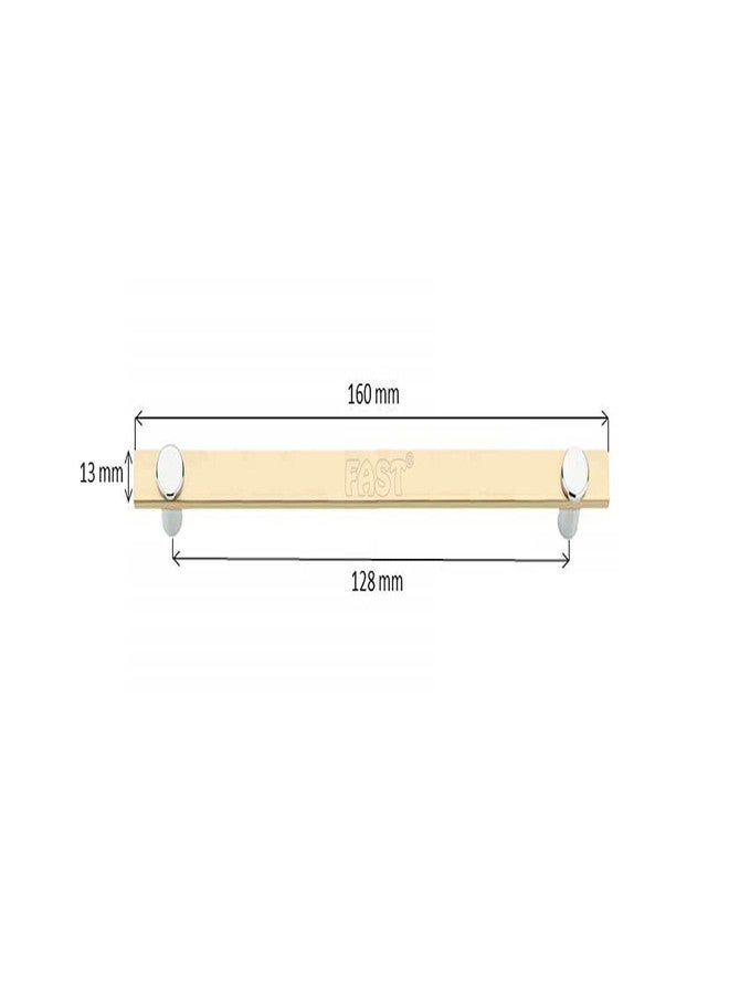 FAST CPA02 Guaranteed Chrome Plated & Hard Gold Anodize Cabinet Pull Handle for All Type Door and Drawer 2pcs (128MM Hole to Hole) - Image 5